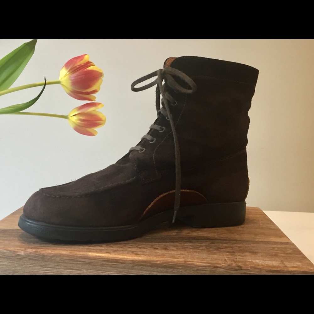 Women's Fratelli Rossetti leather lace ankle boots